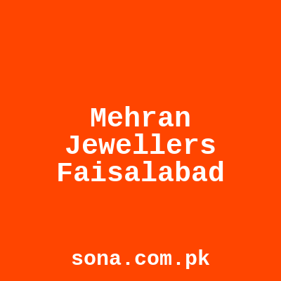 Mehran Jewellers Faisalabad